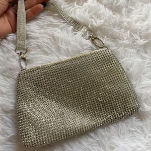 Silver handbag